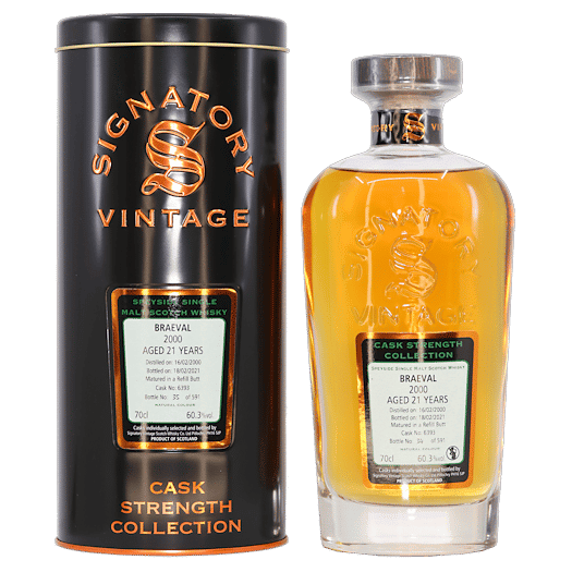 Signatory Cask Strength Collection Braeval 2000